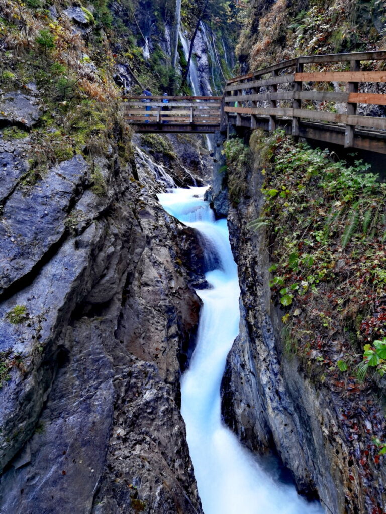 Das Naturwunder Wimbachklamm nahe der Aschauer Klamm 